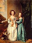 Philadelphia and Elizabeth Wharton by Sir Antony van Dyck